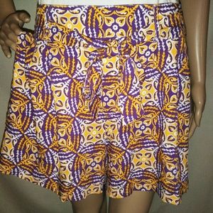 🆕 All For Color Maci Tie Front Shorts Size XL NWT
